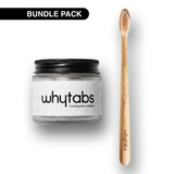 Whytabs Original Bundle — Toothpaste Tablets + Bamboo Toothbrush