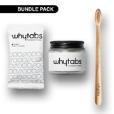Whytabs Original Complete Kit — Jar + Refill + Bamboo Toothbrush