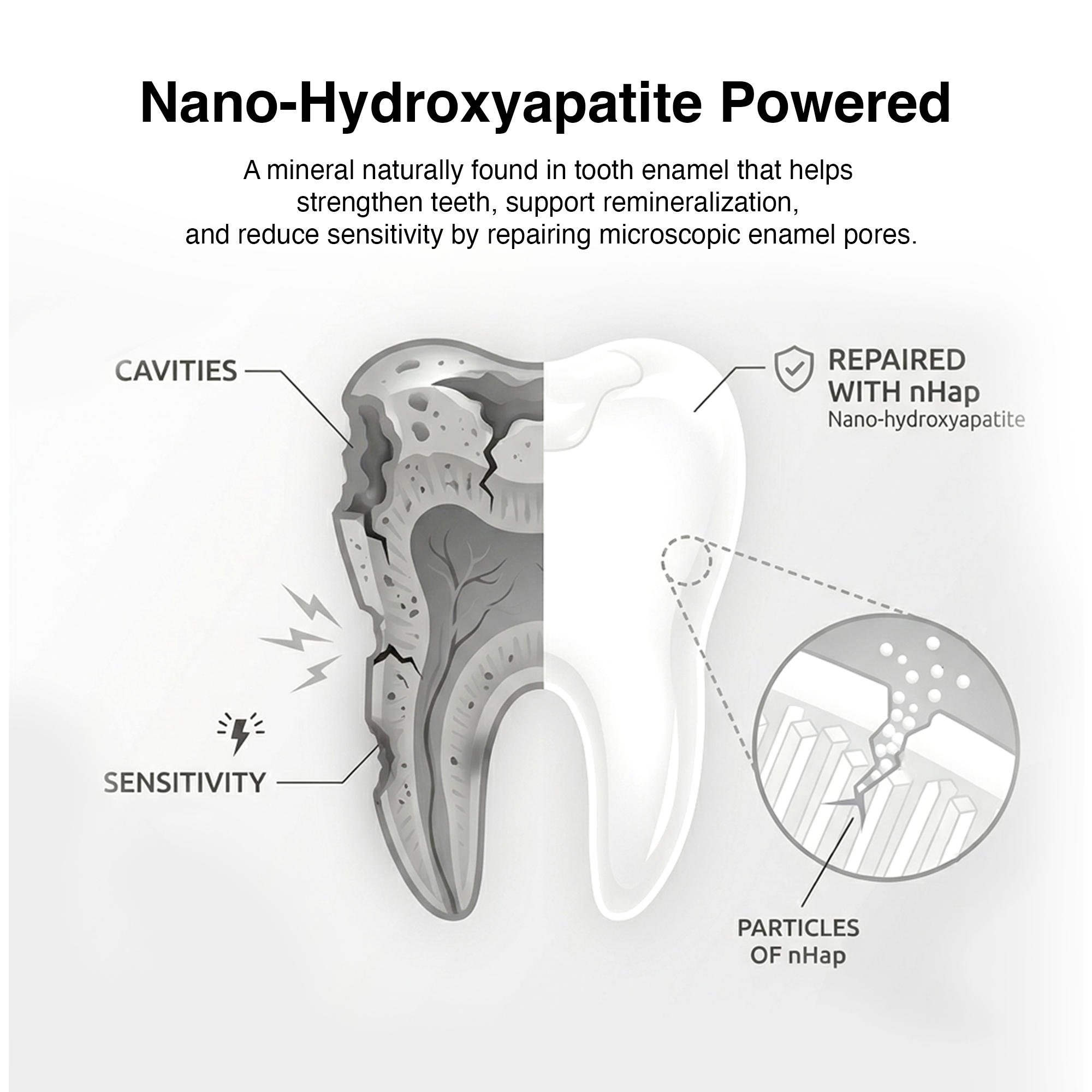 Whytabs Plus — Nano-Hydroxyapatite, Probiotics & L-Arginine · 1 Month Supply