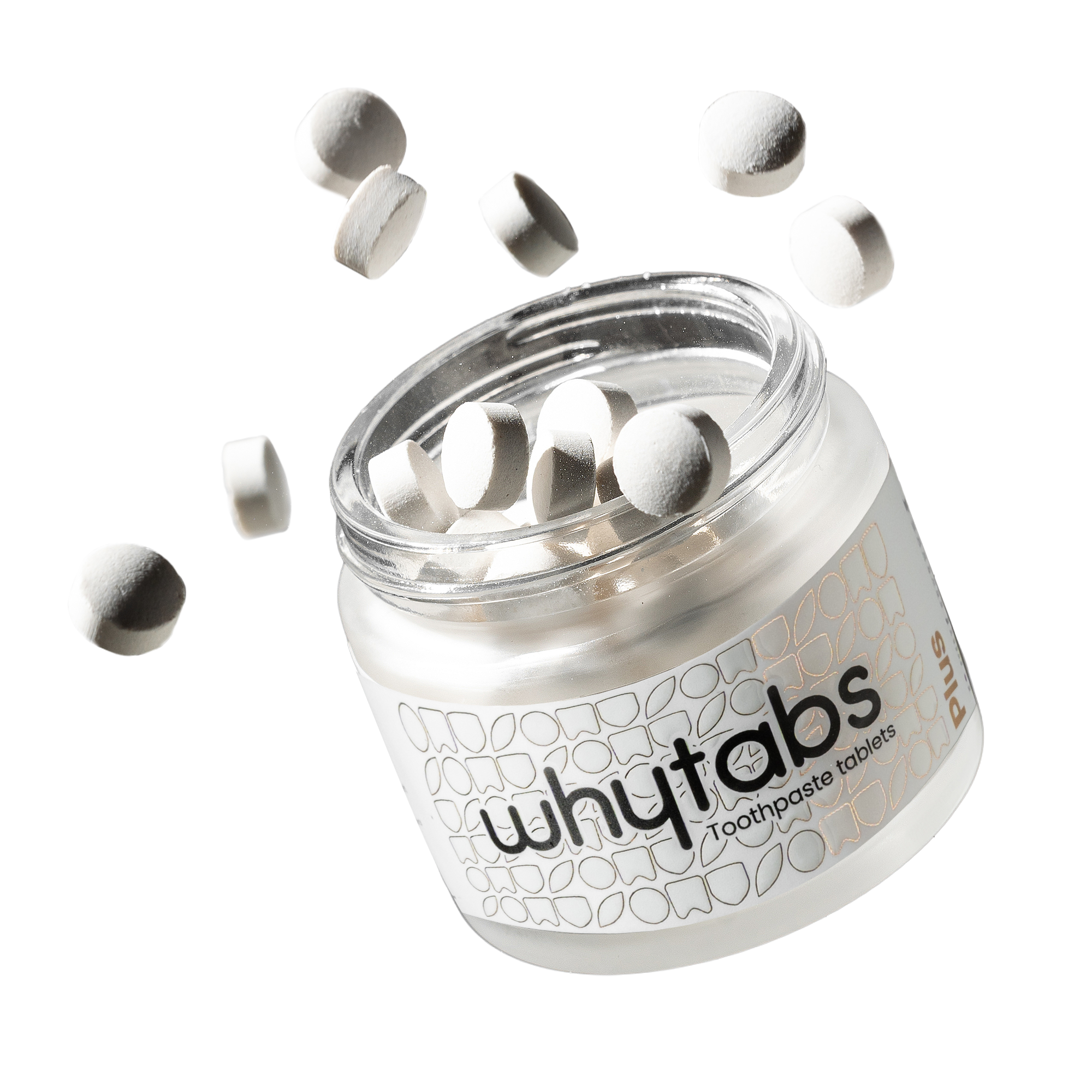 Whytabs Plus Toothpaste tablets | 70 tabs jar